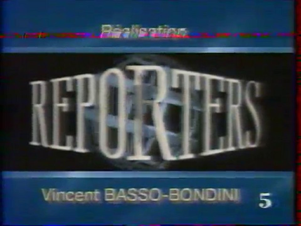 Génerique De Fin  De L'emission REPORTERS Avril 1991 LA CINQ