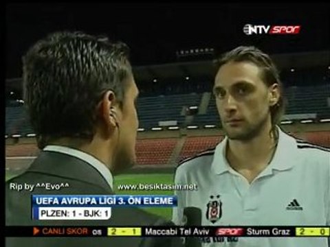 FC Viktoria Plzen - Beşiktaş 1-1 Hakan Arıkan Röportaj