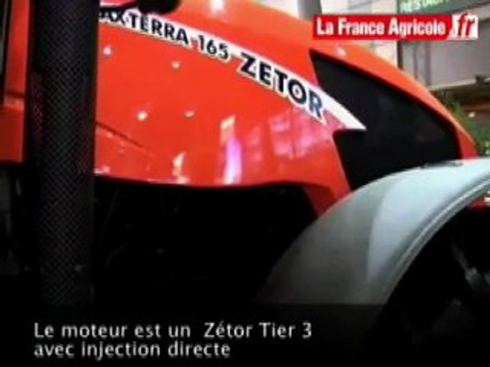 Agritechnica 2009 - Zetor Maxterra : un tracteur six cylindr