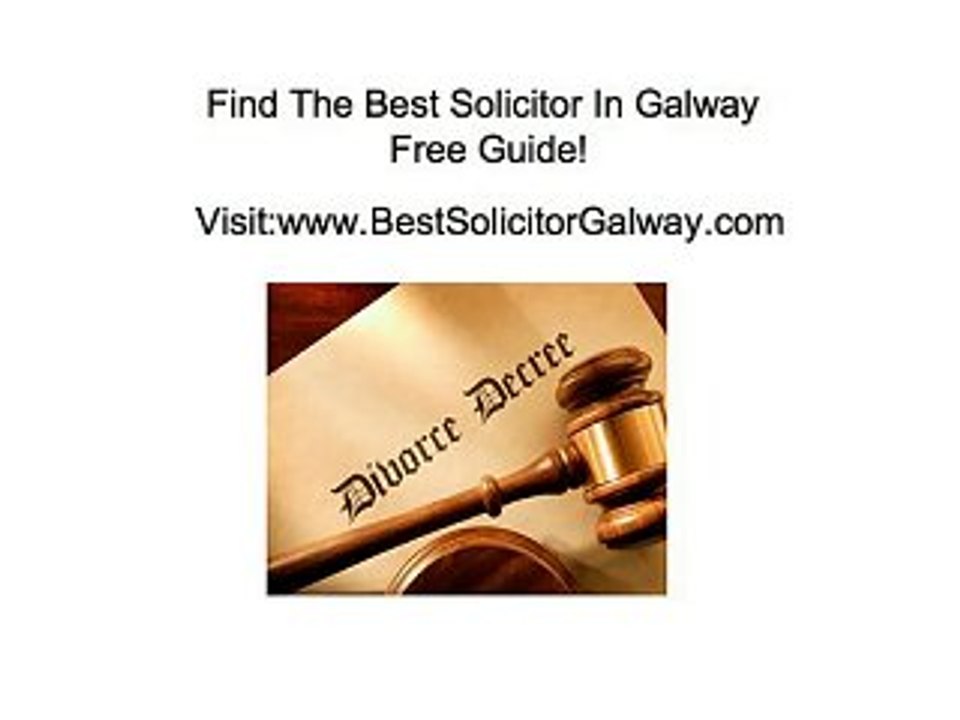 Solicitor Galway - Solicitor In Galway