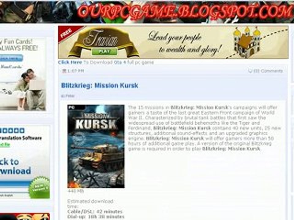 Blitzkrieg: Mission Kursk