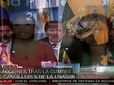 Canciller colombiano descarta encuentro entre Uribe y Cháve