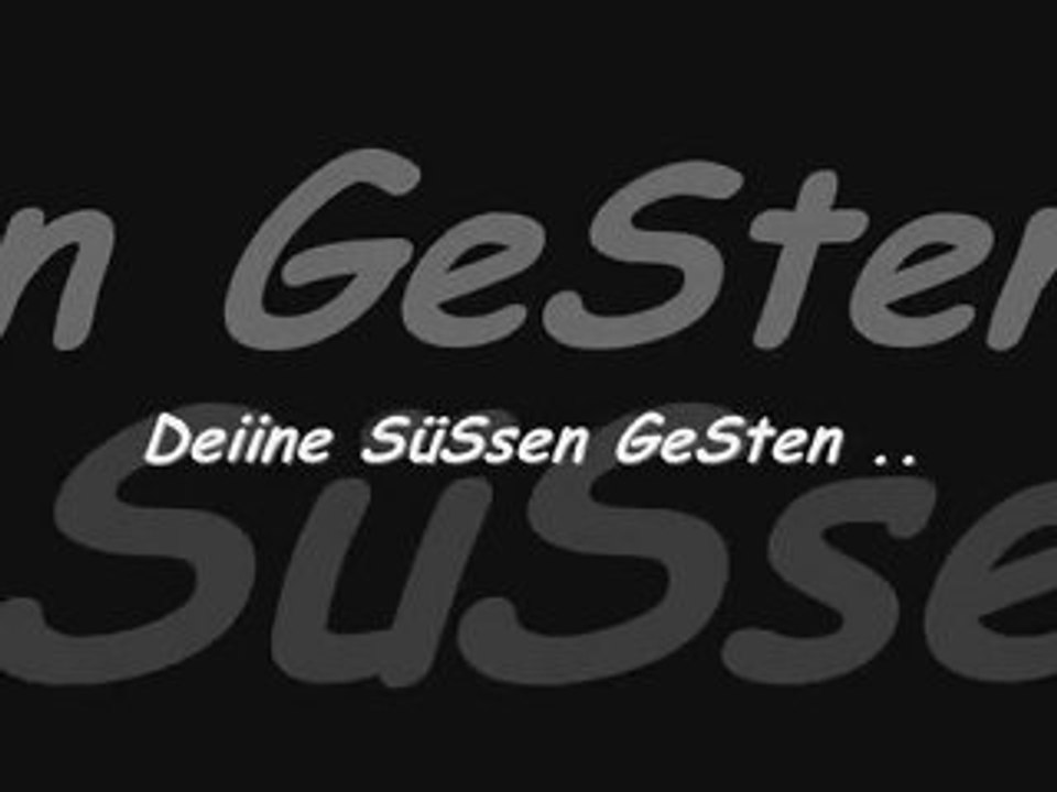 Ich vermisse dich .. du fehlst mir so sehr