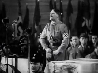 Adolf Hitler's 'It's not a wig' speech