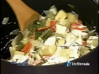 Cazuela de Verduras y Ensalada de Germinado