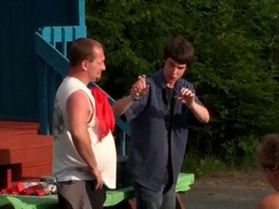 Magic Mike visits our campground in Nova Scotia