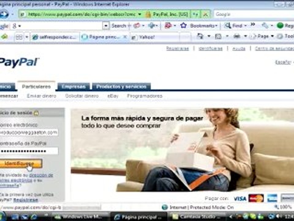 Prueba de Ingresos - $2,000 USD en un mes - Paypal