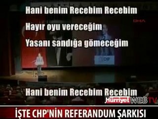 CHP nin referandum Sarkisi