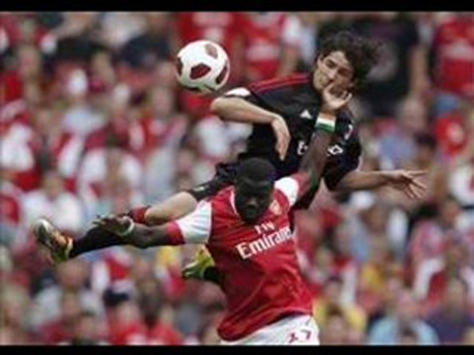 Arsenal 1-1 AC Milan Chamakh, Pato scored