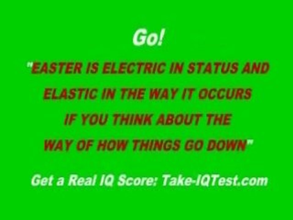 Online IQ Test