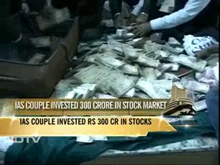 IAS couple invested Rs 300 crore in stocks