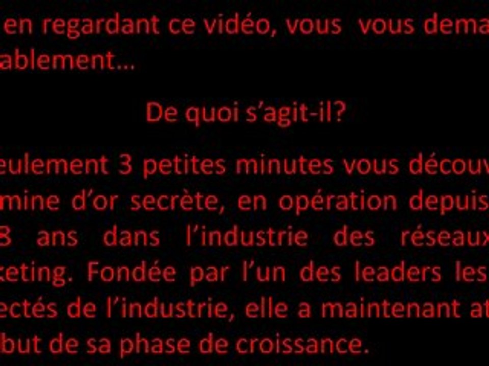 Nouveau Marketing de Reseau - Travail a Domicile - Gagner d