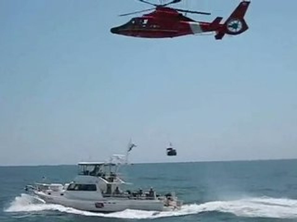 Coast Guard Medevacs Diver Near Shark River, NJ