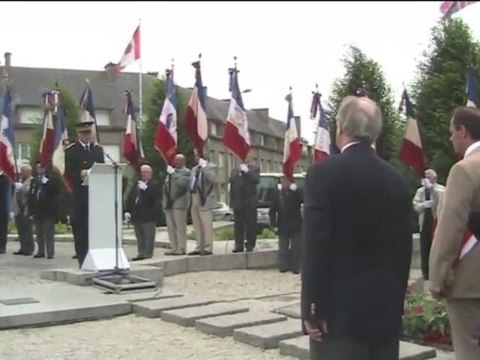 66e anniversaire libération Avranches - hommage à J. Brunea