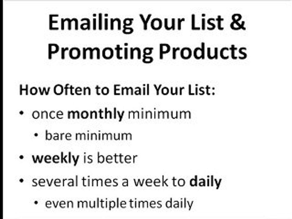 Tellman Knudson List Building: Lesson 12, Step 62: Emailing