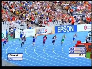 Christophe Lemaitre son incroyable 200m aux champ. EU