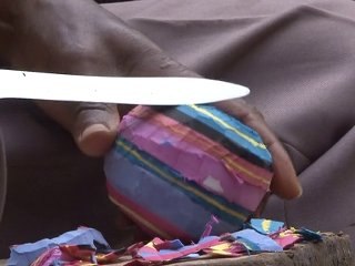 Flipping old flip-flops into art