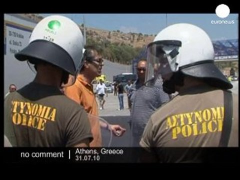 Greek truckers strike - no comment