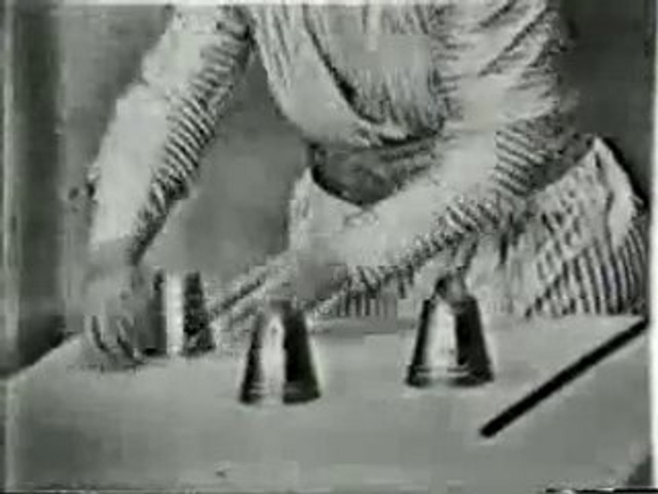 Gali-Gali le magicien, ses gobelets et ses poussins !