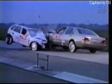 Crash Test MB S Class W140 vs Opel Corsa
