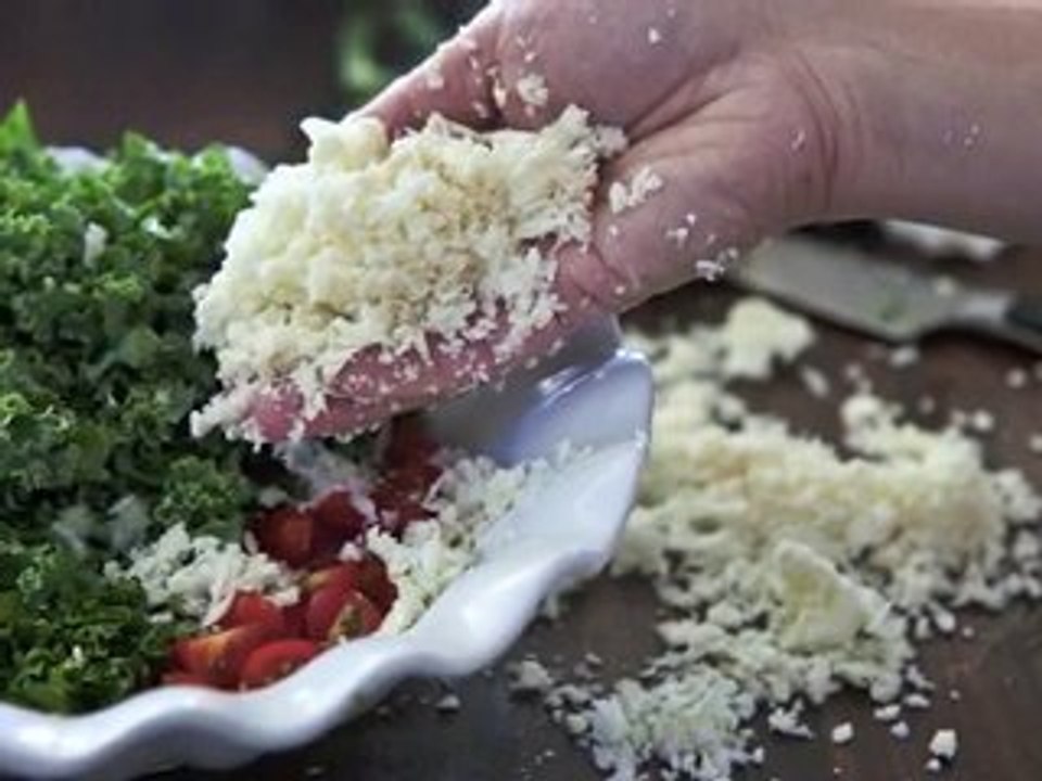 Cauliflower and Kale Salad (Cauliflower Tabouli)
