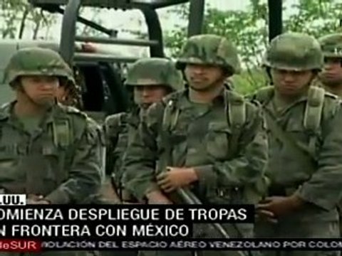 EE.UU. envía más soldados a la frontera con México