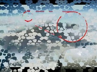 Daytime triangle UFO photographed from jetliner over Europe