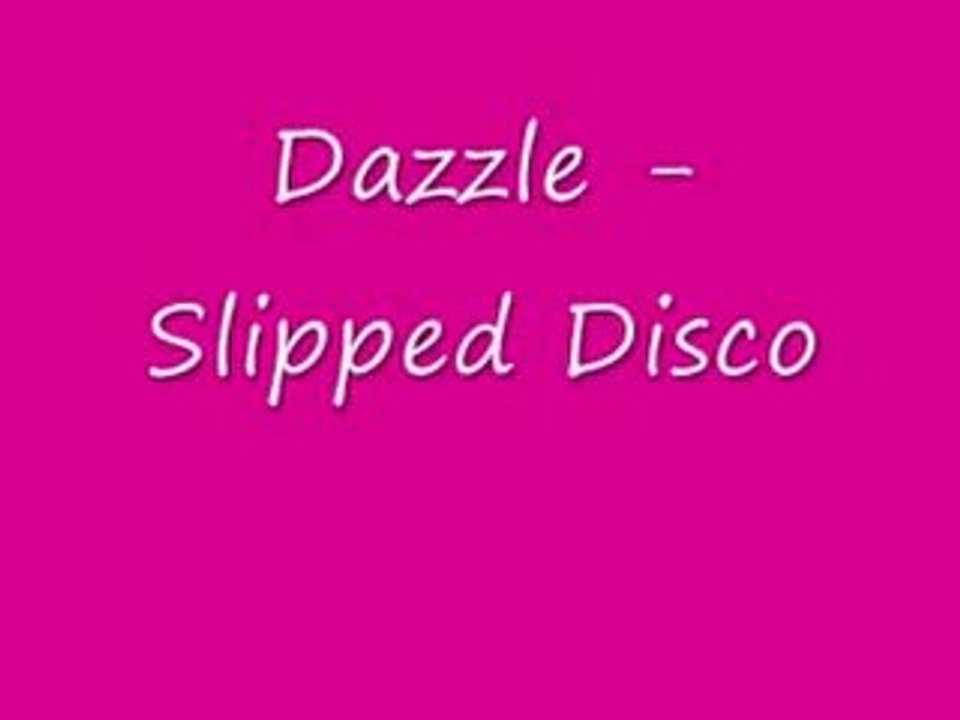 70's soul funk - Dazzle - Slipped Disco 1979