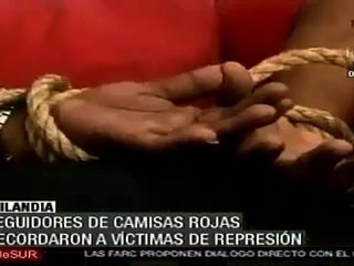 Con protesta artística, recuerdan en Tailandia a opositores