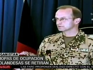 Tropas holandesas concluyen su ocupación en Afganistán