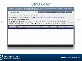 SEO Software take a tour from EPractize Labs
