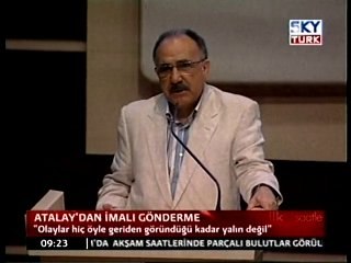 Atalay'dan İmalı Gönderme