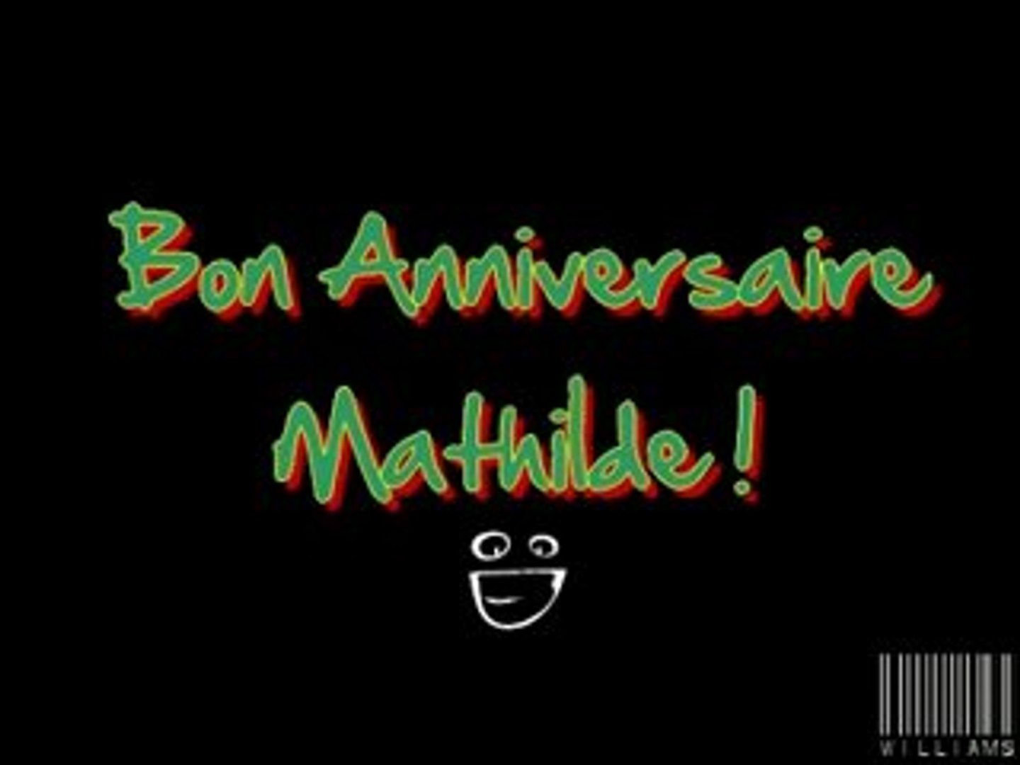 Bon Anniversaire Mathilde Skyrock Video Dailymotion