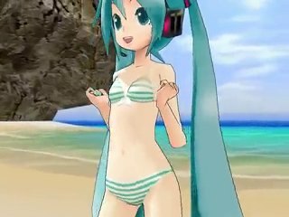 【MMD】1052C-Reちびミクさんで腰振りダンス