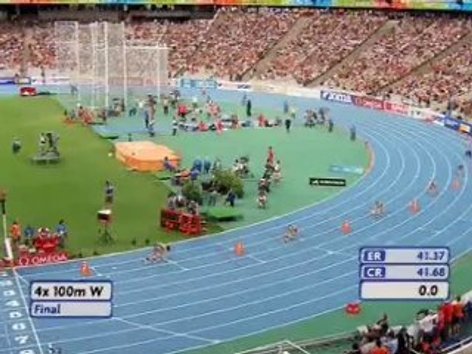 Women's 4x100m Relay Final - Barcelona 2010