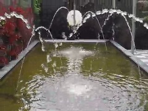 Terra Botanica : jets d'eau