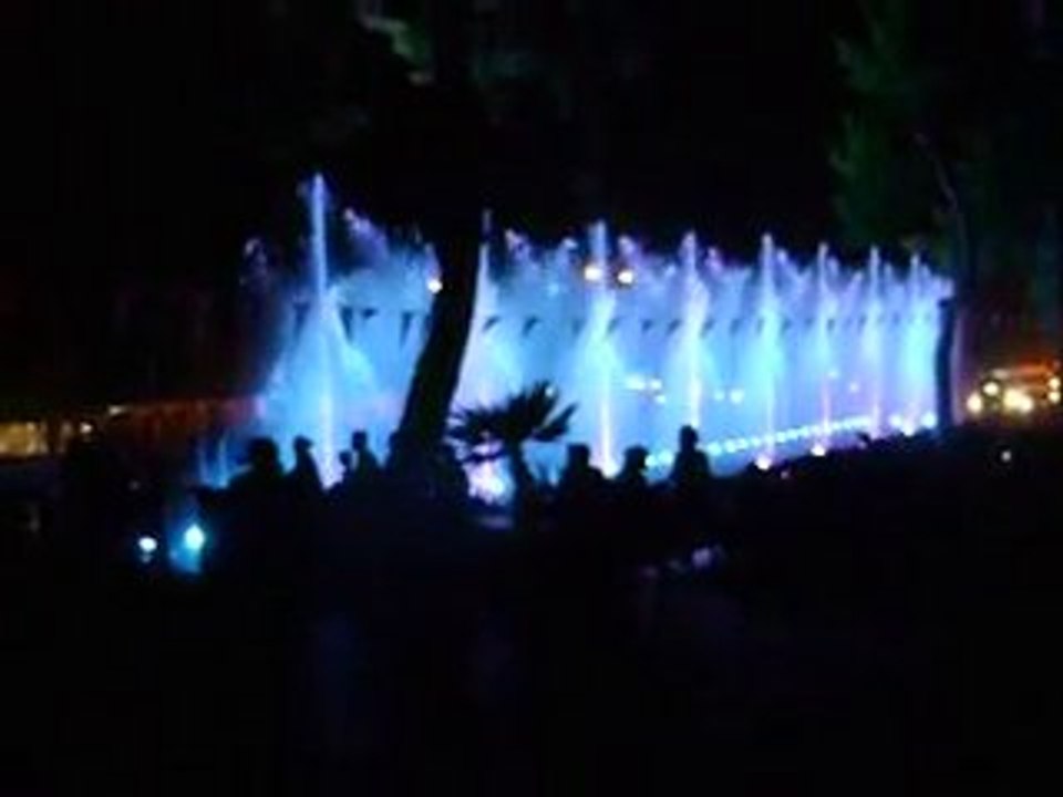 spectacle de nuit à Antalya