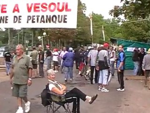 SEMAINE DE LA PETANQUE A VESOUL : C'EST PARTI