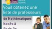 Cours particulier Mathématiques - Paris 2e
