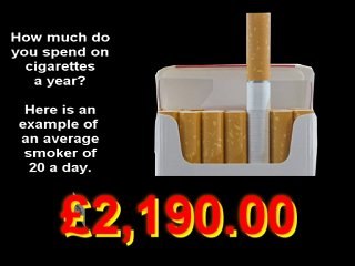 Cost Of Real Cigs.. Introducing e-ciggie