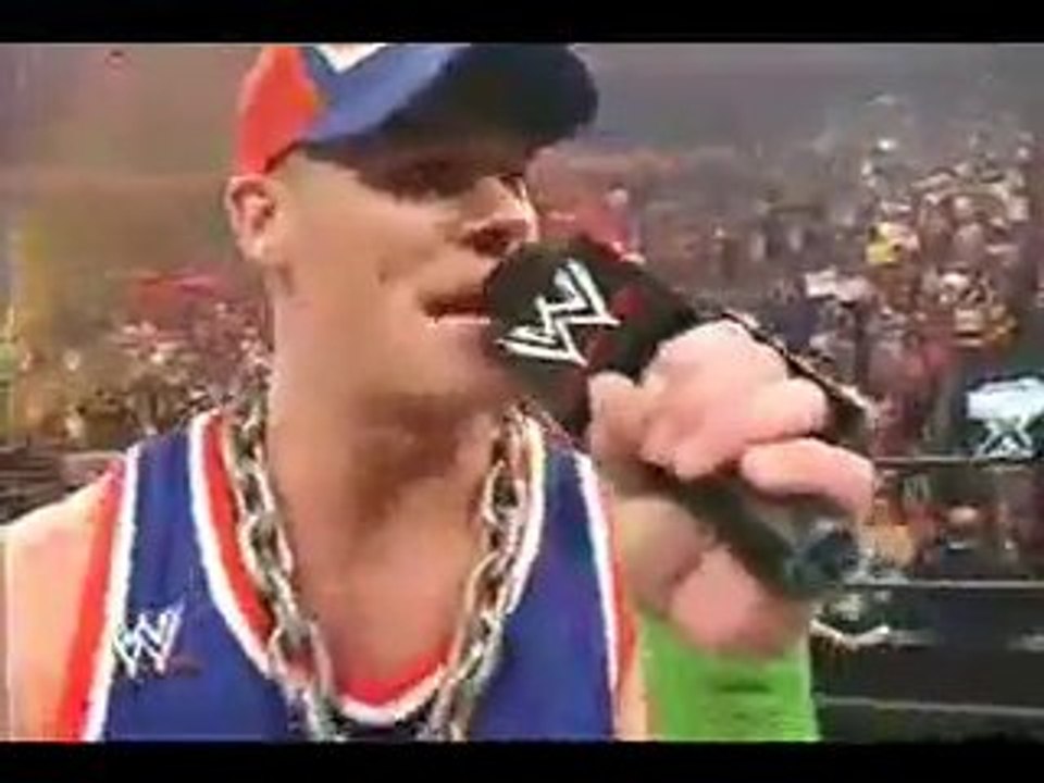 WWE - John Cena Thugganomics on Big Show - Wrestlemania 20