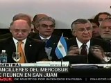 Cancilleres del Mercosur inician reunión de trabajo