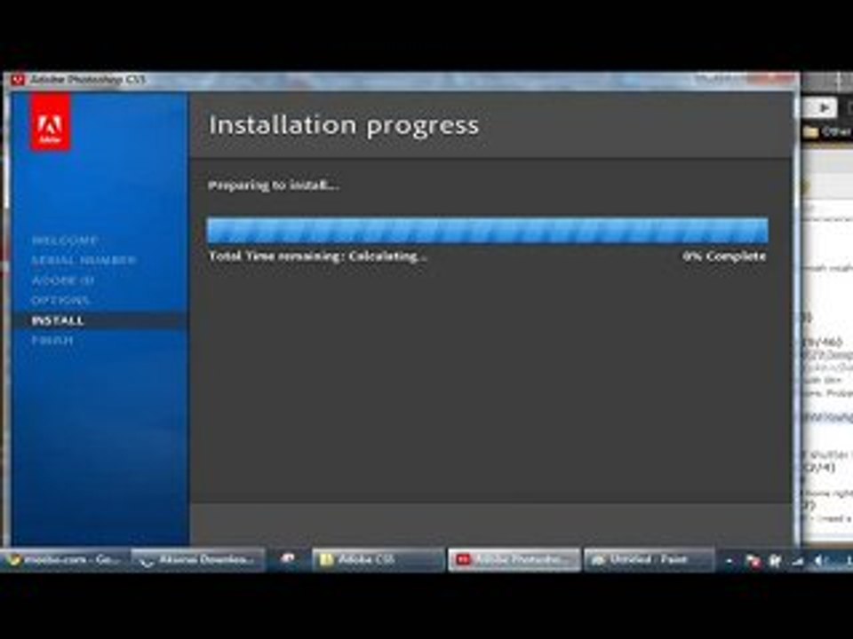 Downloading Adobe Photoshop CS5 (Images)