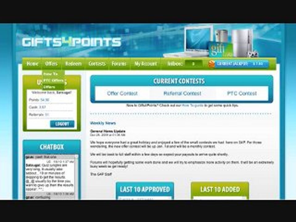 Gifts4points Free Ultimate Game card Tutorial
