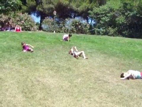 juillet 2010 roulades dans l'herbe