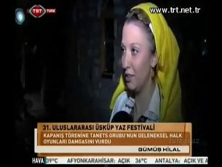 Üsküp TANETS festival 2010 TRT