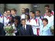 Sarkozy recoit les champions d'Europe d'athlétisme