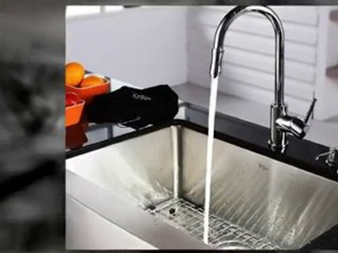 Kraus Steel Single Bowl Sink & Kitchen Faucet with ...