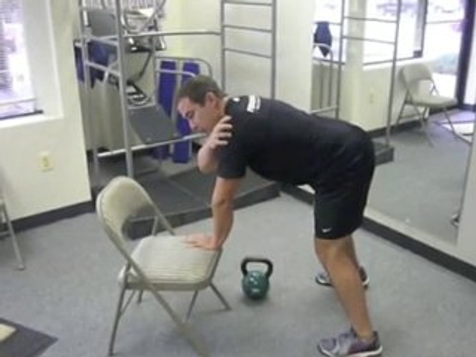Free Standing Bent Over Row Exercise