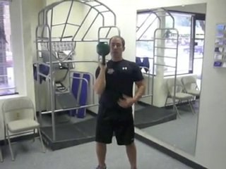 Kettlebell Workout - Kettlebell Bottom Up Press exercise